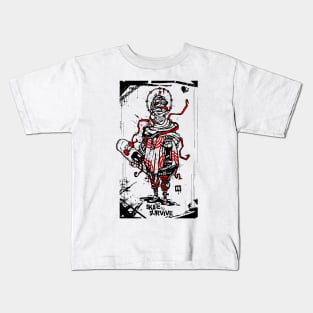 Skate to survive ink Kids T-Shirt